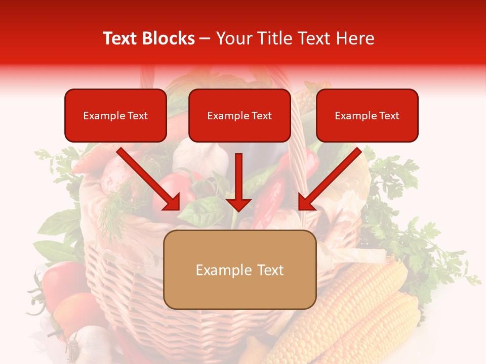 Eggplant Chilli Leaf PowerPoint Template