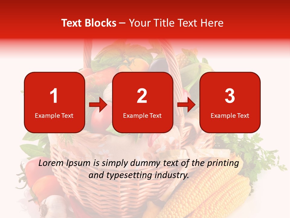 Eggplant Chilli Leaf PowerPoint Template