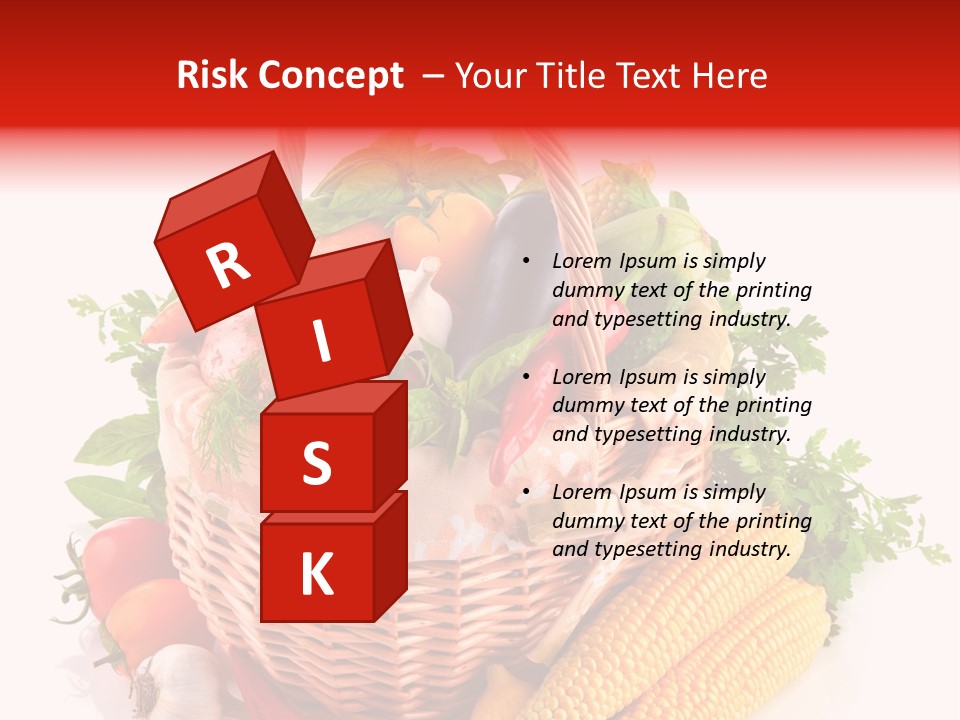 Eggplant Chilli Leaf PowerPoint Template