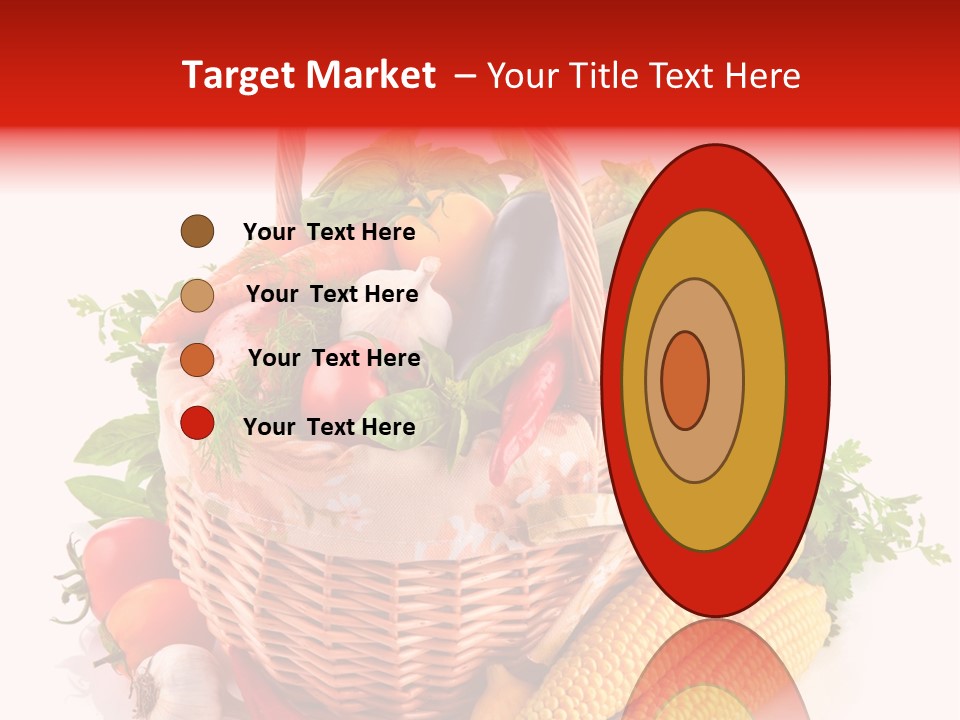 Eggplant Chilli Leaf PowerPoint Template