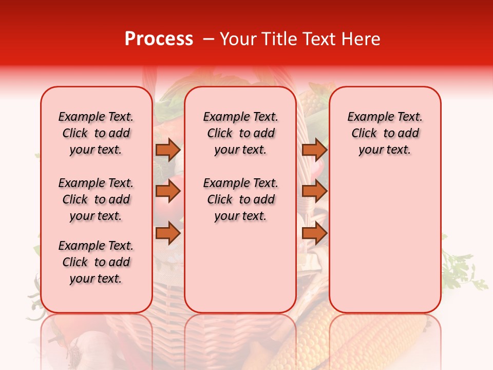 Eggplant Chilli Leaf PowerPoint Template