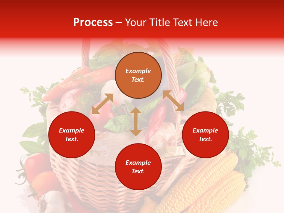 Eggplant Chilli Leaf PowerPoint Template