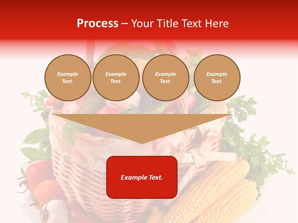 Eggplant Chilli Leaf PowerPoint Template