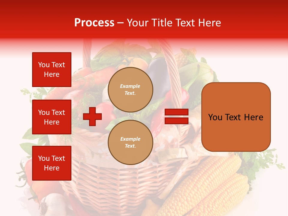 Eggplant Chilli Leaf PowerPoint Template