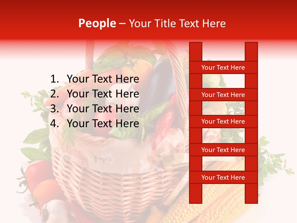 Eggplant Chilli Leaf PowerPoint Template