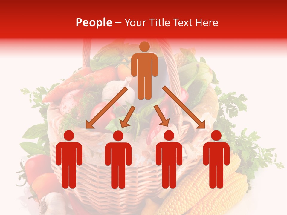 Eggplant Chilli Leaf PowerPoint Template