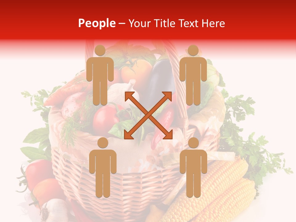 Eggplant Chilli Leaf PowerPoint Template