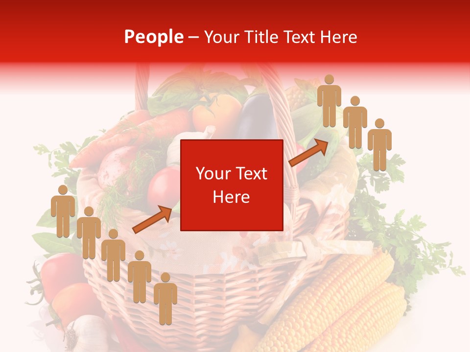 Eggplant Chilli Leaf PowerPoint Template