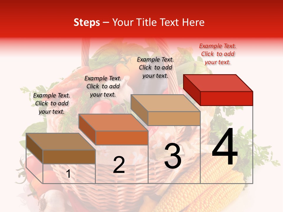 Eggplant Chilli Leaf PowerPoint Template