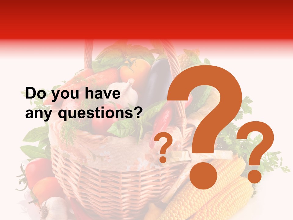 Eggplant Chilli Leaf PowerPoint Template