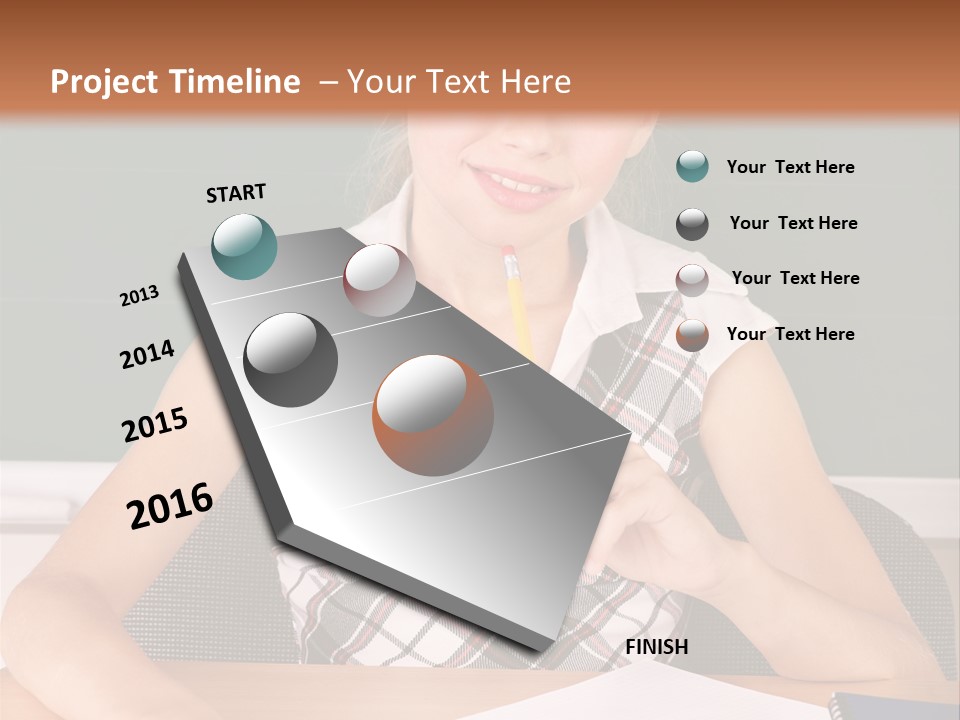 Kid School Lesson PowerPoint Template