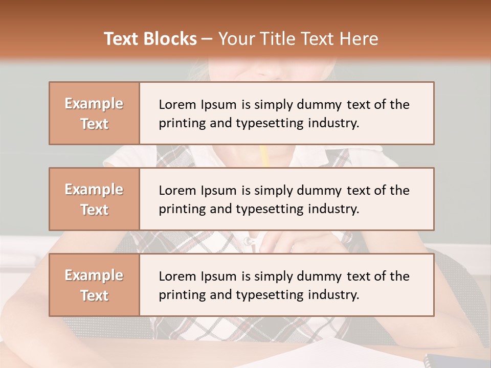Kid School Lesson PowerPoint Template
