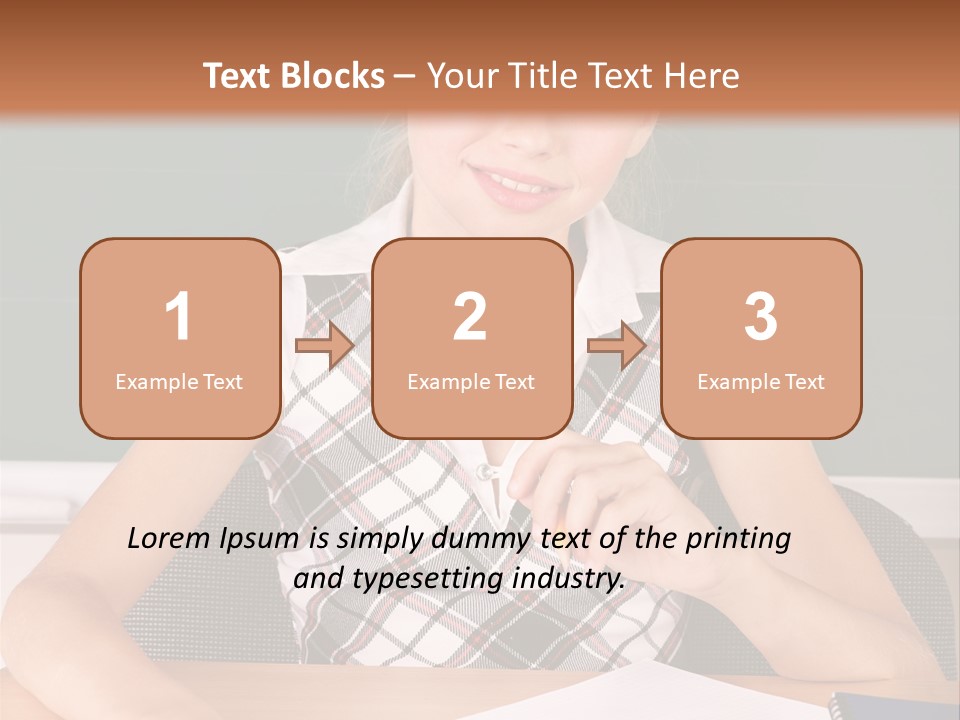 Kid School Lesson PowerPoint Template