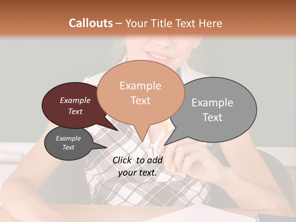 Kid School Lesson PowerPoint Template