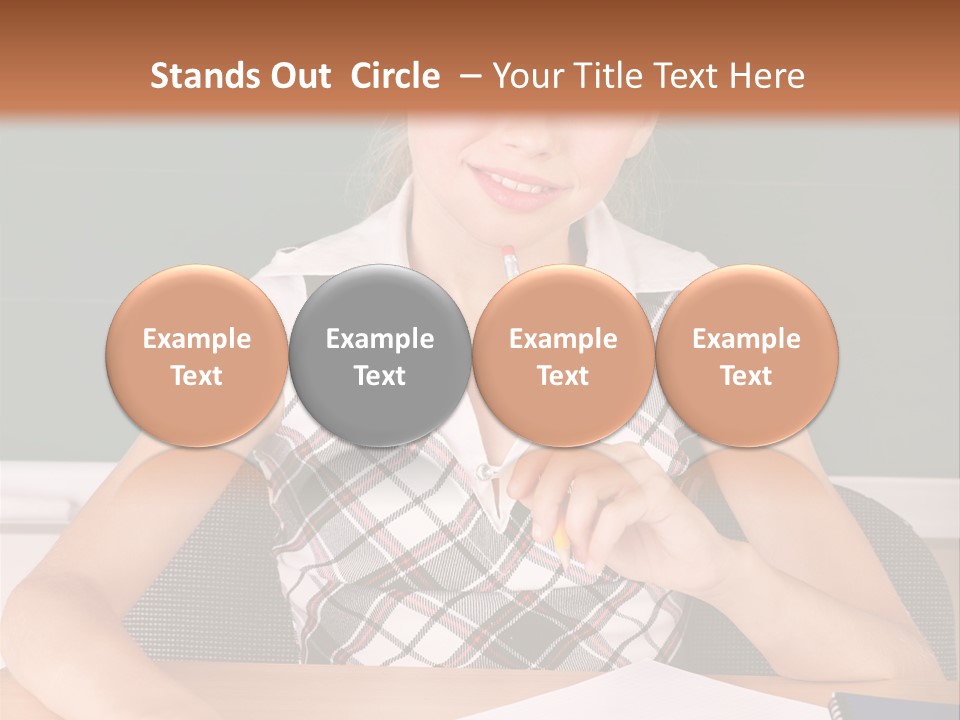 Kid School Lesson PowerPoint Template