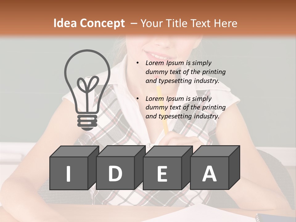 Kid School Lesson PowerPoint Template