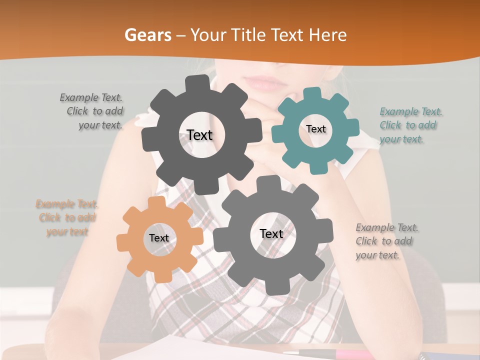 Notebook College Folder PowerPoint Template