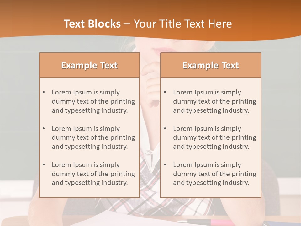 Notebook College Folder PowerPoint Template