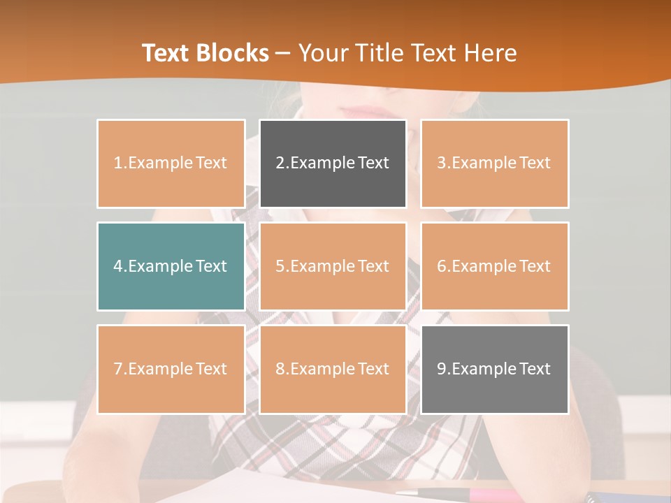 Notebook College Folder PowerPoint Template