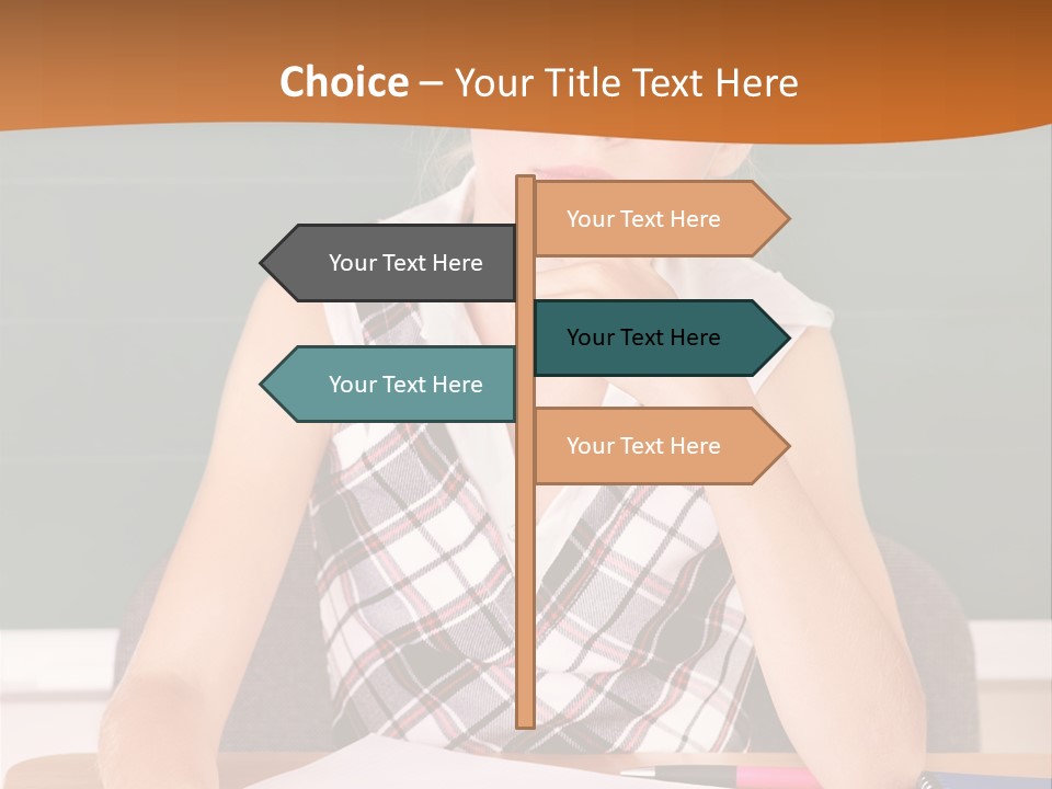 Notebook College Folder PowerPoint Template