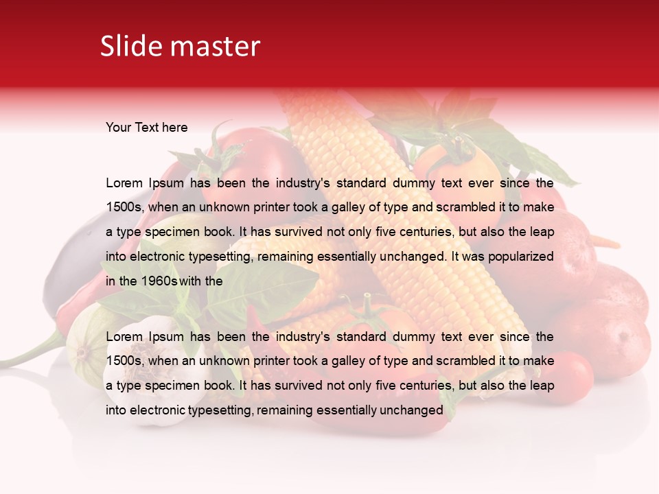 Greens Chili Object PowerPoint Template