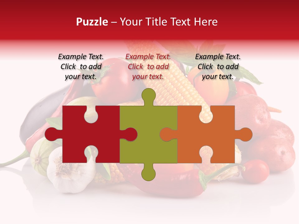 Greens Chili Object PowerPoint Template