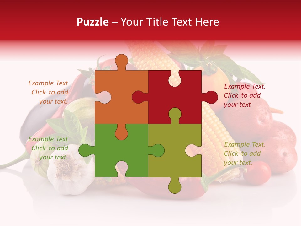 Greens Chili Object PowerPoint Template