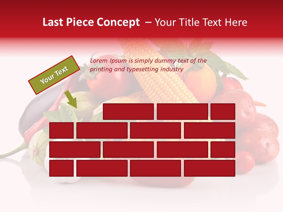 Greens Chili Object PowerPoint Template