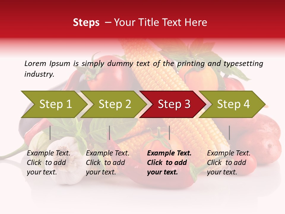 Greens Chili Object PowerPoint Template