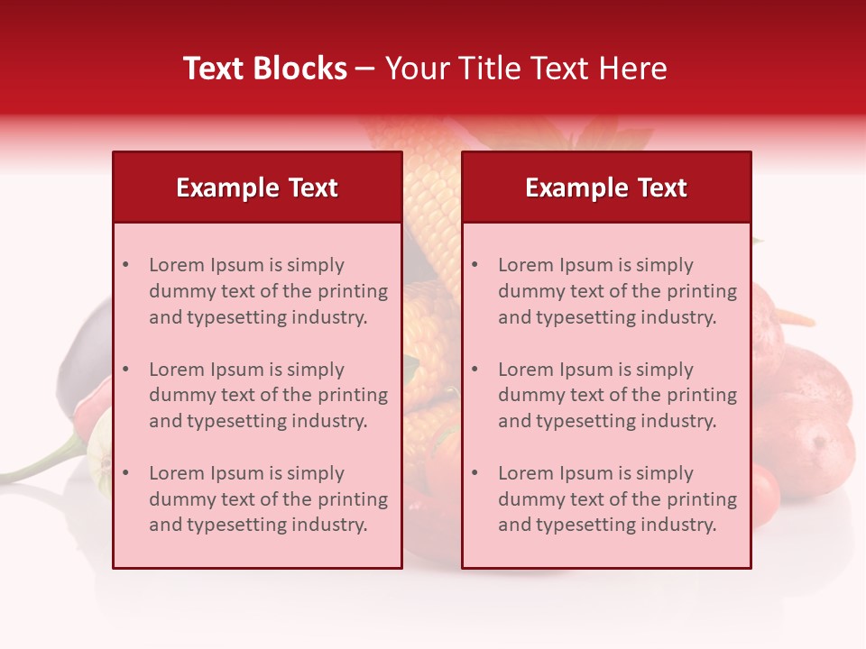 Greens Chili Object PowerPoint Template