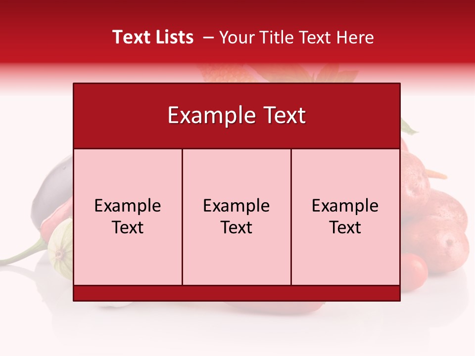 Greens Chili Object PowerPoint Template
