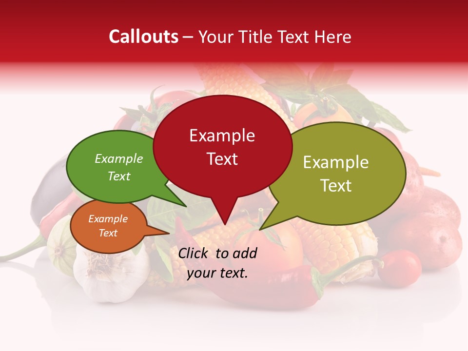 Greens Chili Object PowerPoint Template