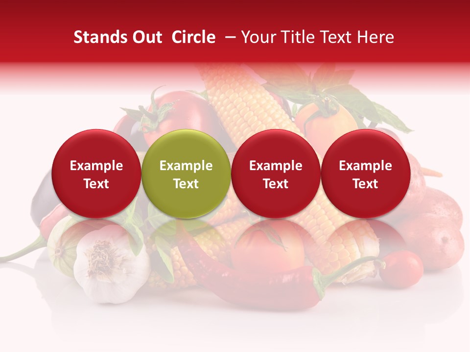 Greens Chili Object PowerPoint Template