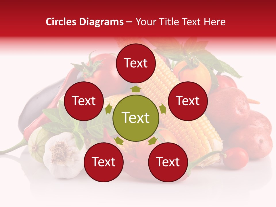 Greens Chili Object PowerPoint Template