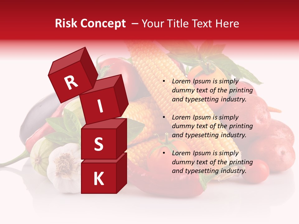 Greens Chili Object PowerPoint Template