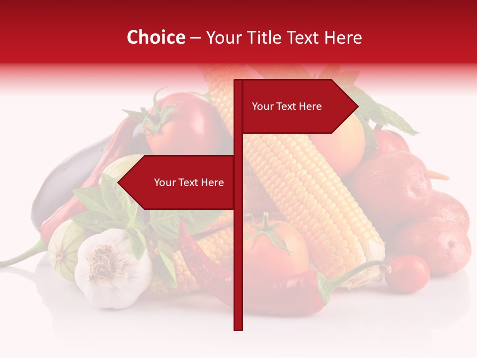 Greens Chili Object PowerPoint Template