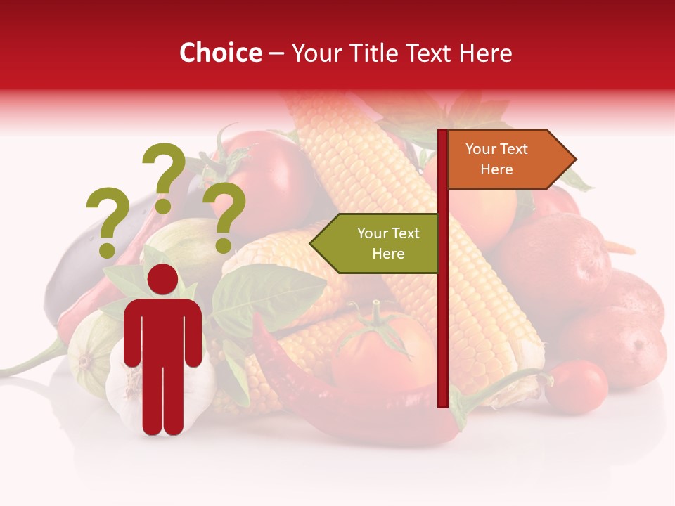 Greens Chili Object PowerPoint Template