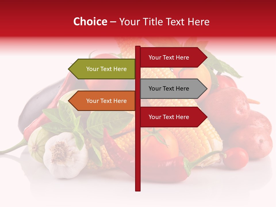 Greens Chili Object PowerPoint Template