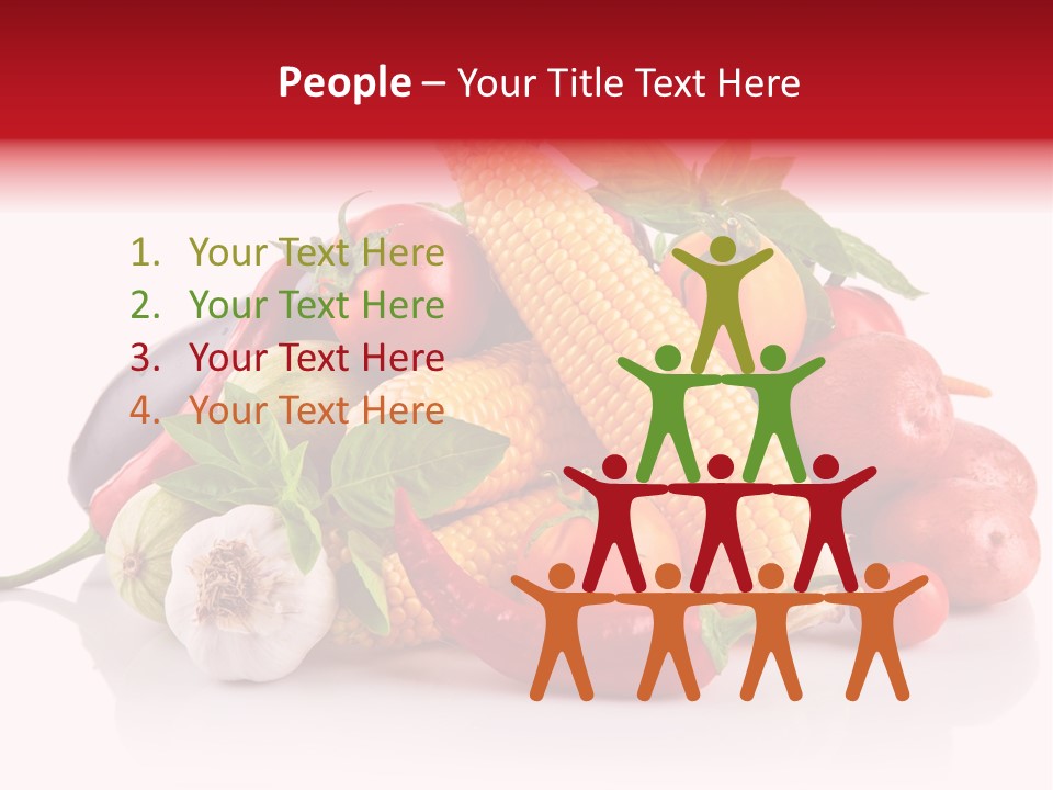 Greens Chili Object PowerPoint Template