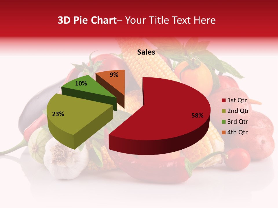 Greens Chili Object PowerPoint Template