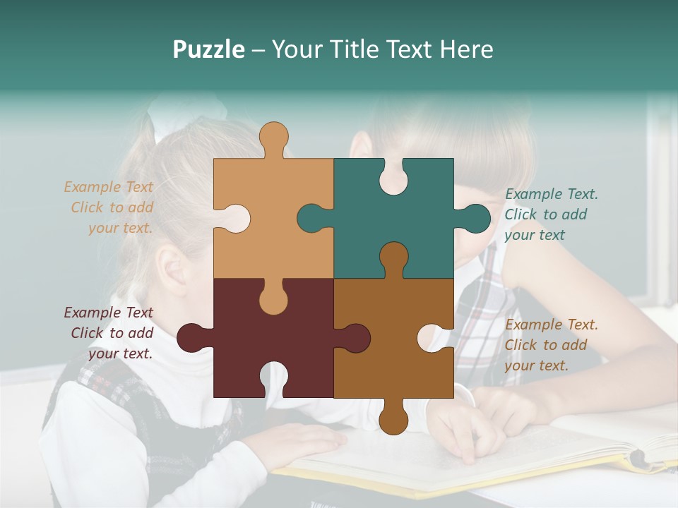 Schoolchild Schooler Chalk PowerPoint Template