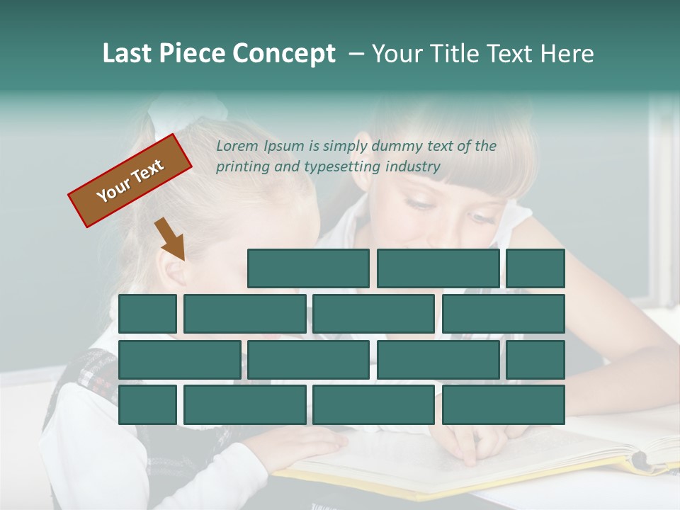 Schoolchild Schooler Chalk PowerPoint Template