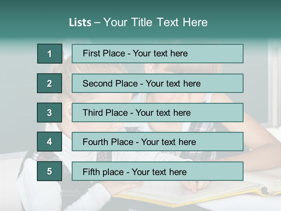 Schoolchild Schooler Chalk PowerPoint Template
