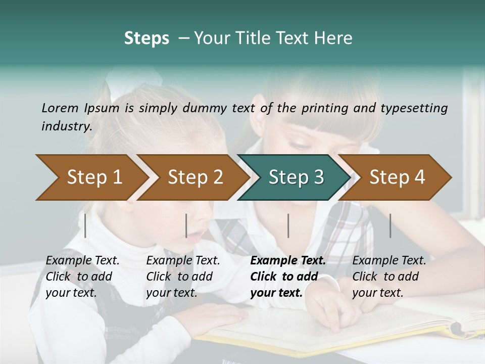 Schoolchild Schooler Chalk PowerPoint Template