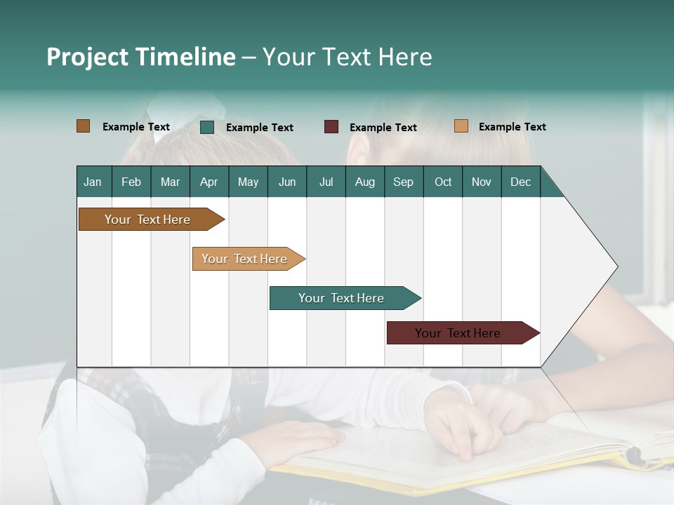 Schoolchild Schooler Chalk PowerPoint Template