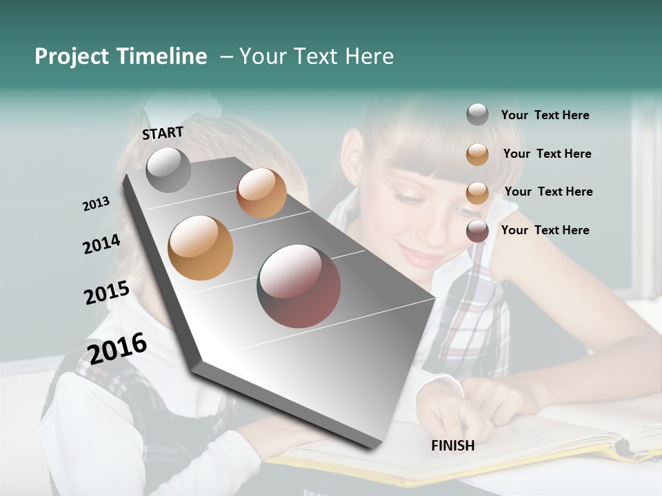 Schoolchild Schooler Chalk PowerPoint Template
