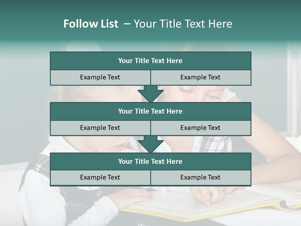 Schoolchild Schooler Chalk PowerPoint Template