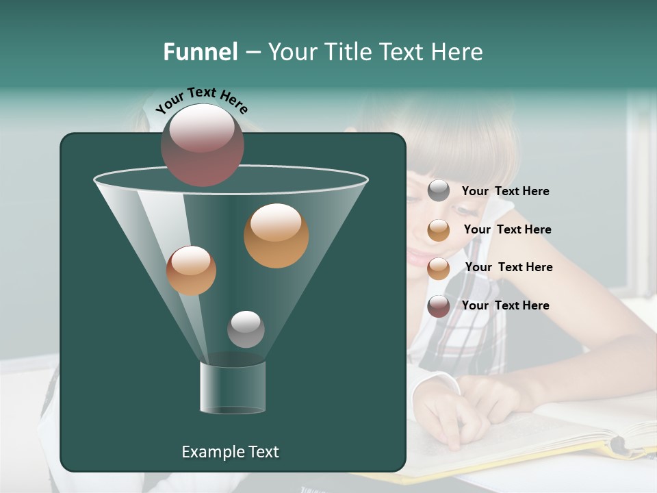 Schoolchild Schooler Chalk PowerPoint Template