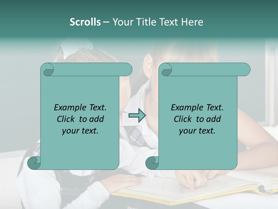 Schoolchild Schooler Chalk PowerPoint Template