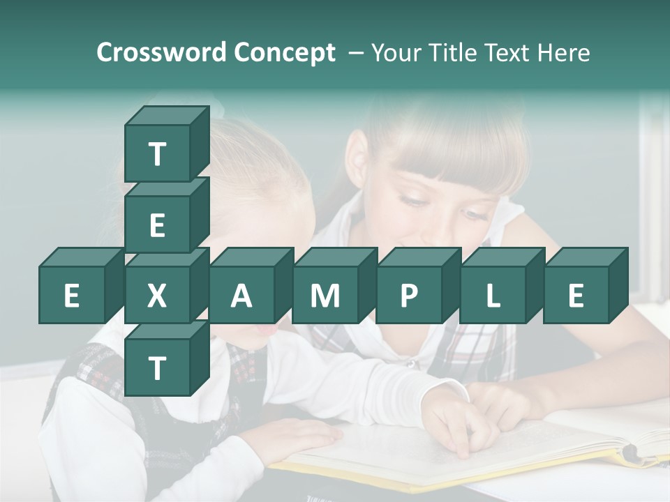 Schoolchild Schooler Chalk PowerPoint Template